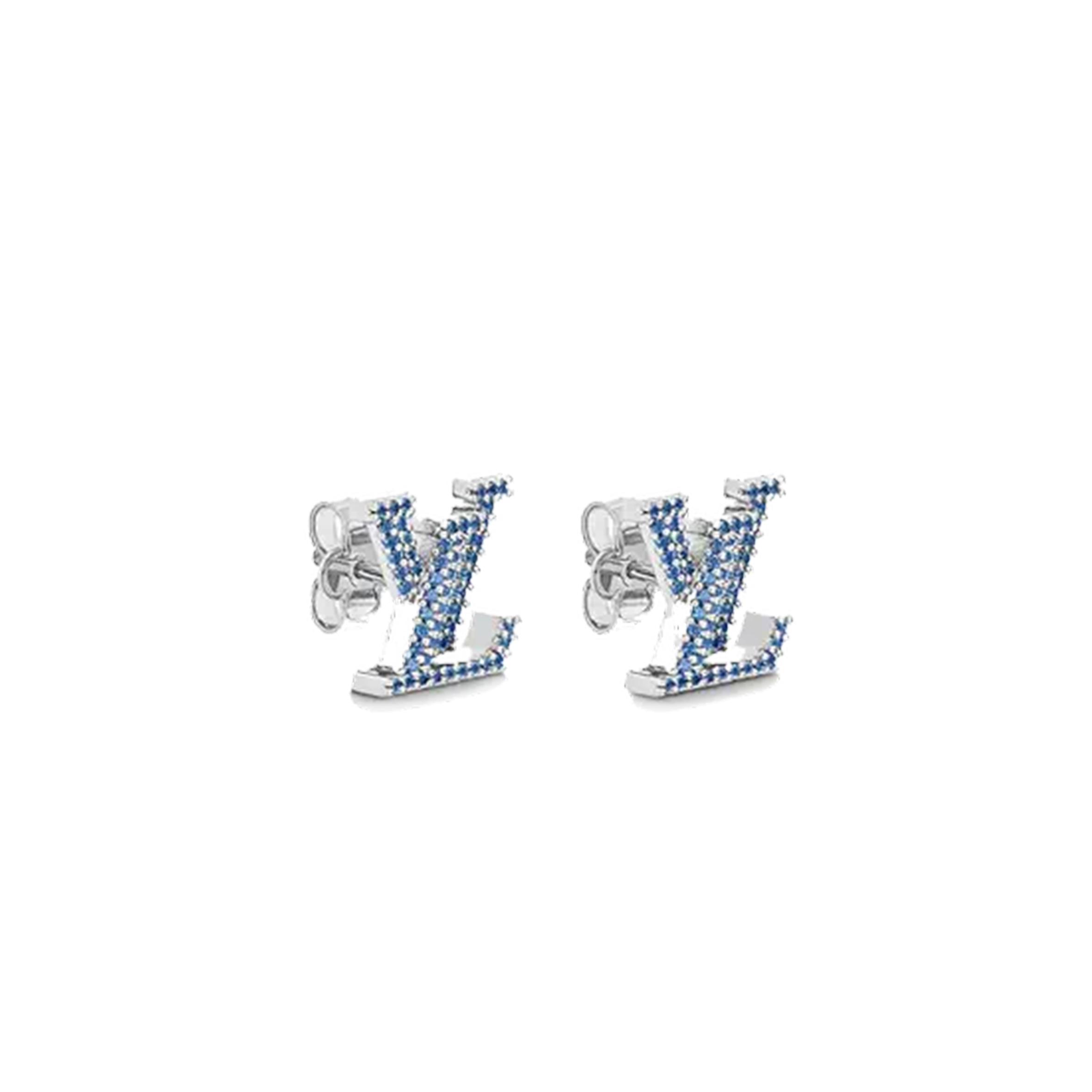 LOUIS VUITTON LV ICONIC AQUAMARINE EARRINGS M00987